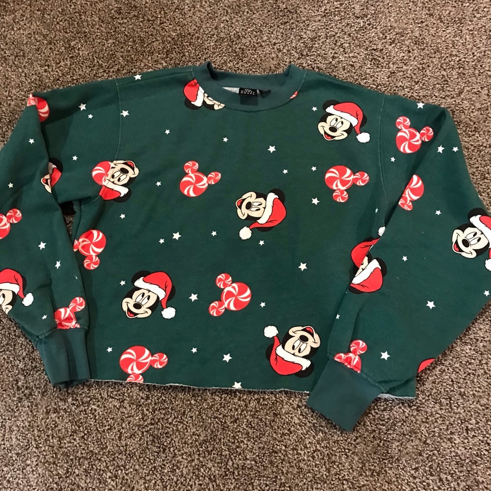Disney Mickey Mouse Christmas Crewneck Medium